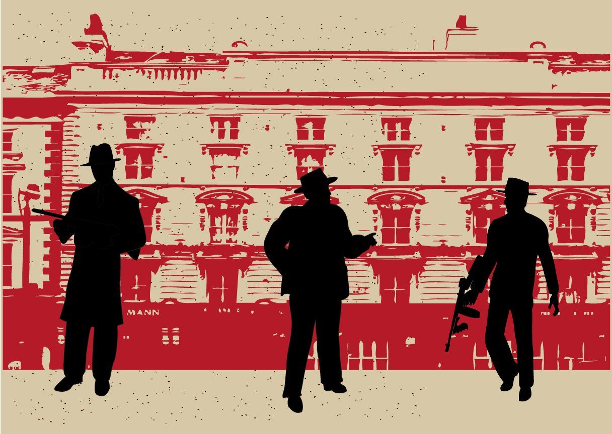Backdrop 1920s gangster