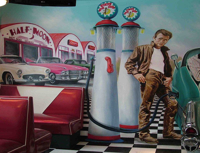 1950s Party backdrop