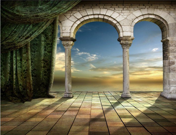 Roman Party backdrop