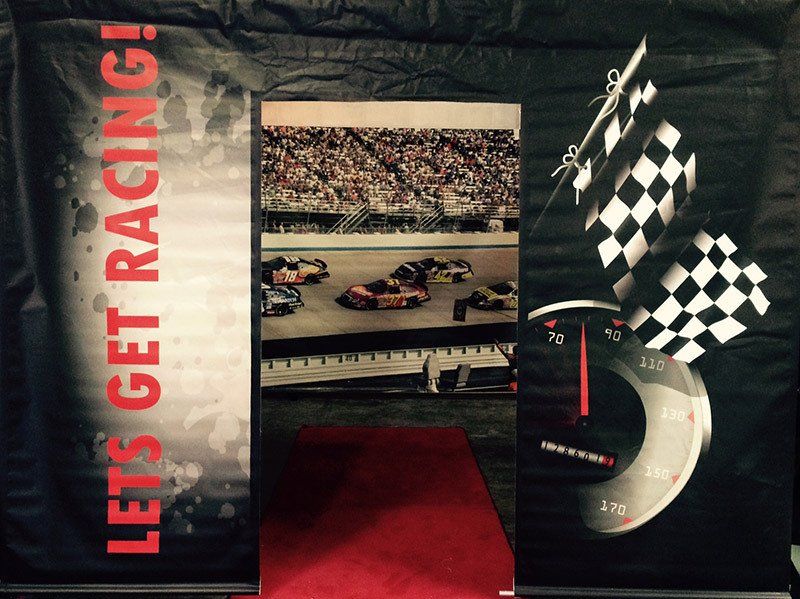 Entrance race car