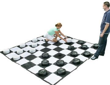 Giant Checkers Set