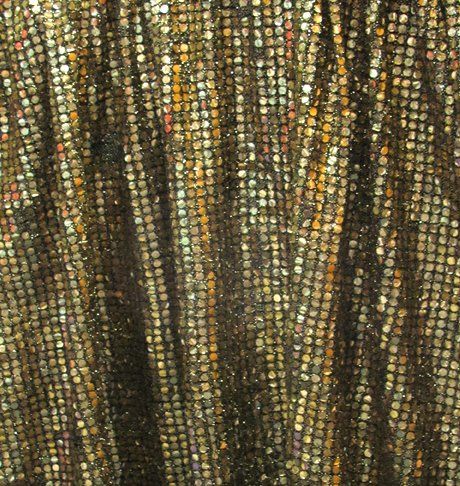 Gold sequin wall drape
