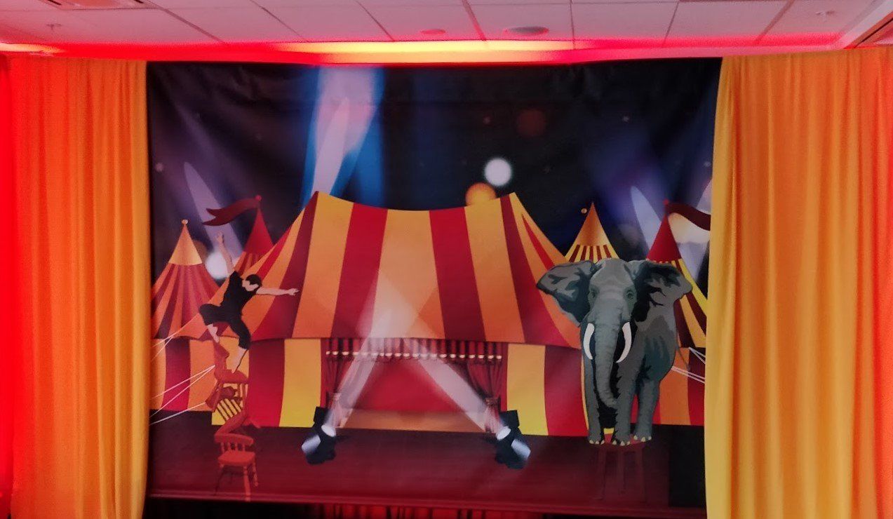 Circus Carnival Party backdrop