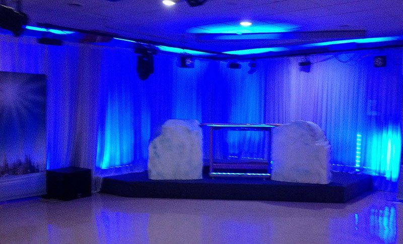 Heaven & Hell Party backdrop accessories 