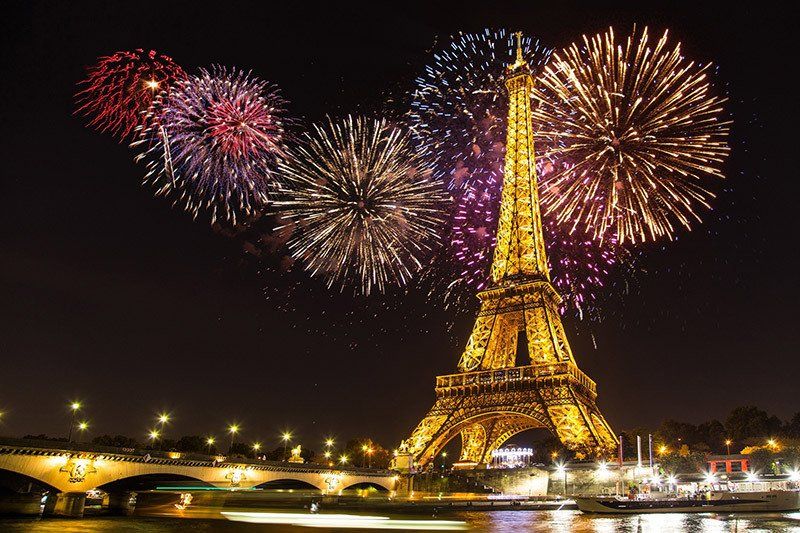 Paris nights backdrop