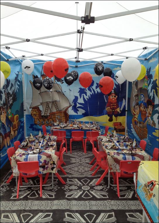 Pirate backdrop