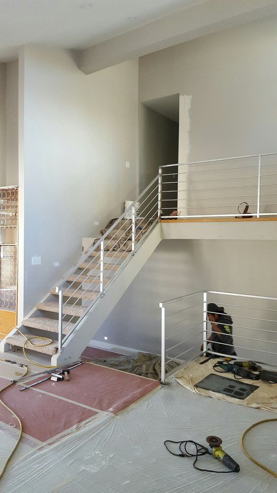 New Build Iron Stairs — Simi Valley, CA — All Valley Wrought Iron