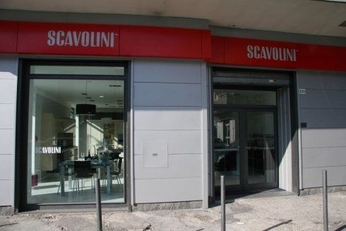 vetrine con cucine scavolini