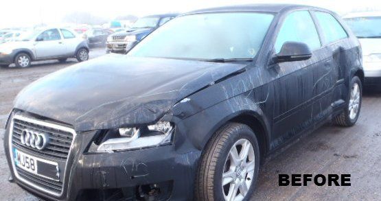 Black car