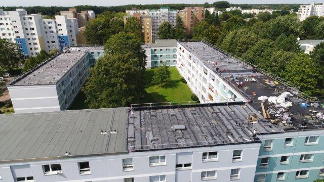 Dach vom Soka-Bau im Selkeweg in Braunschweig