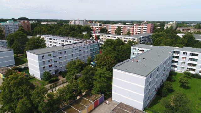 Dach vom Soka-Bau im Selkeweg in Braunschweig