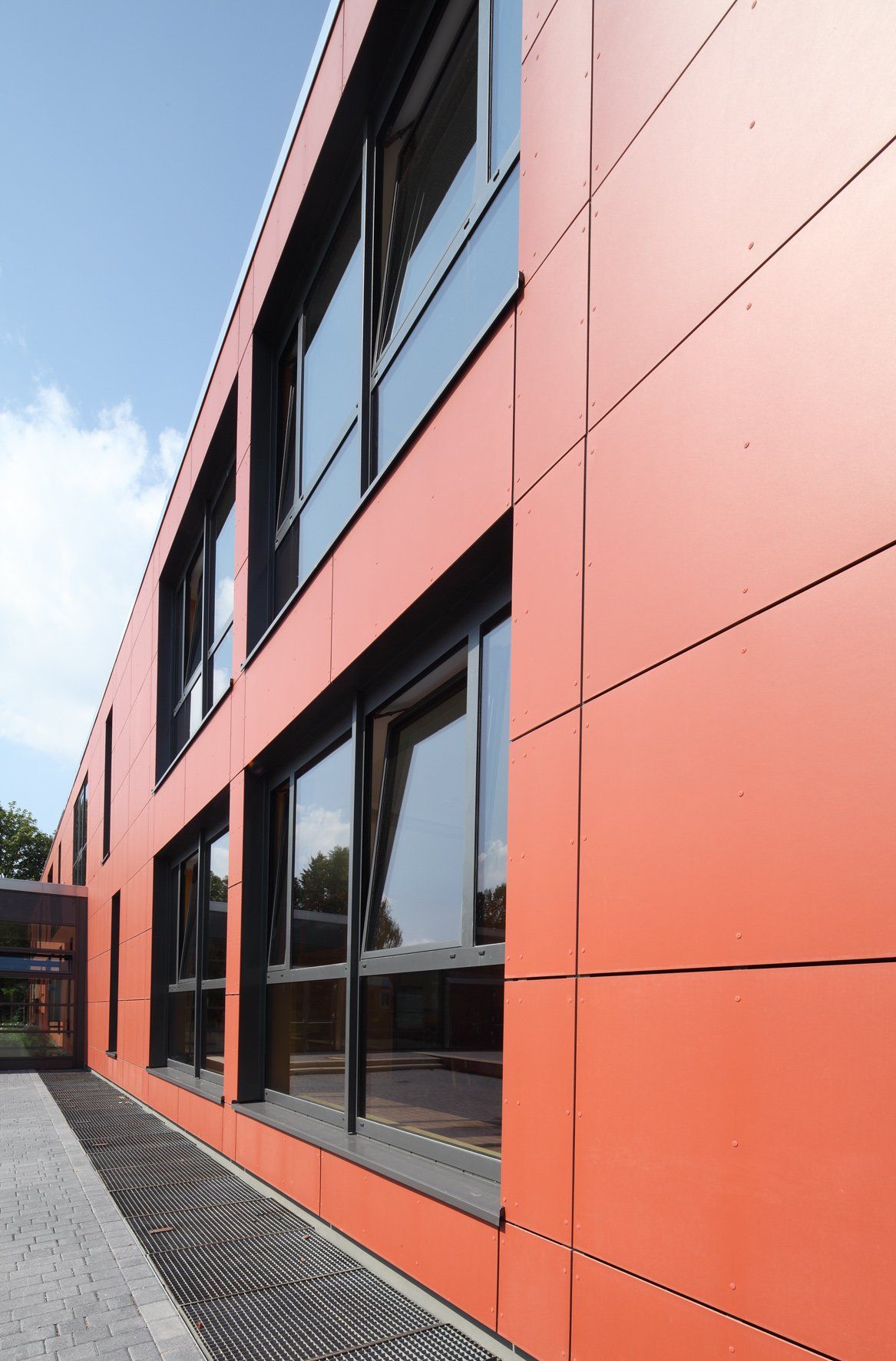 Fassade einer Schule in Braunschweig