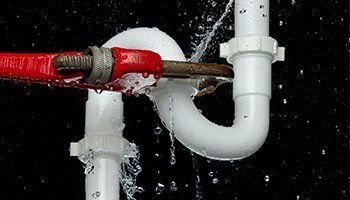 burst pipe