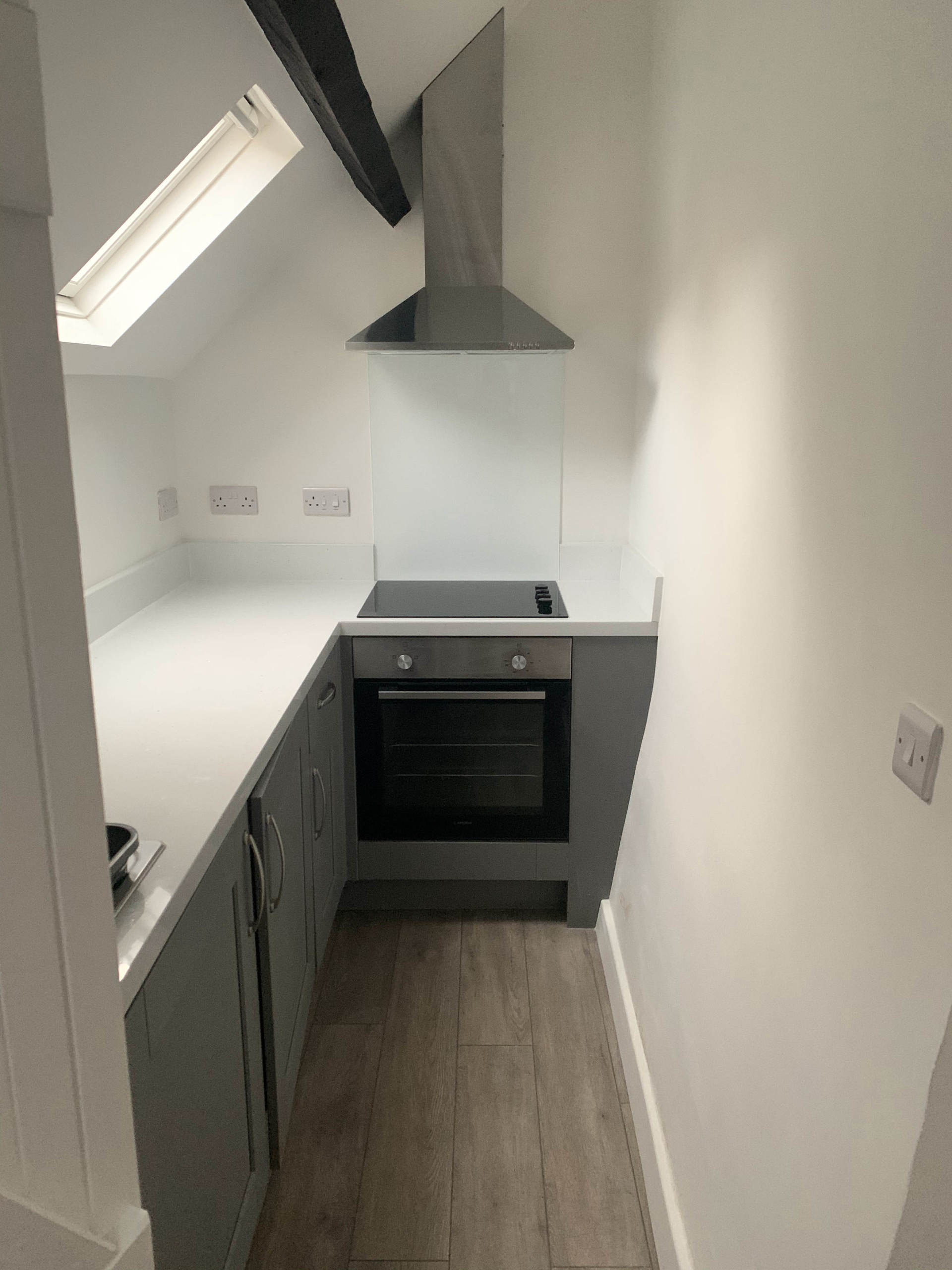 Full rewire of a one bedroom cottage.