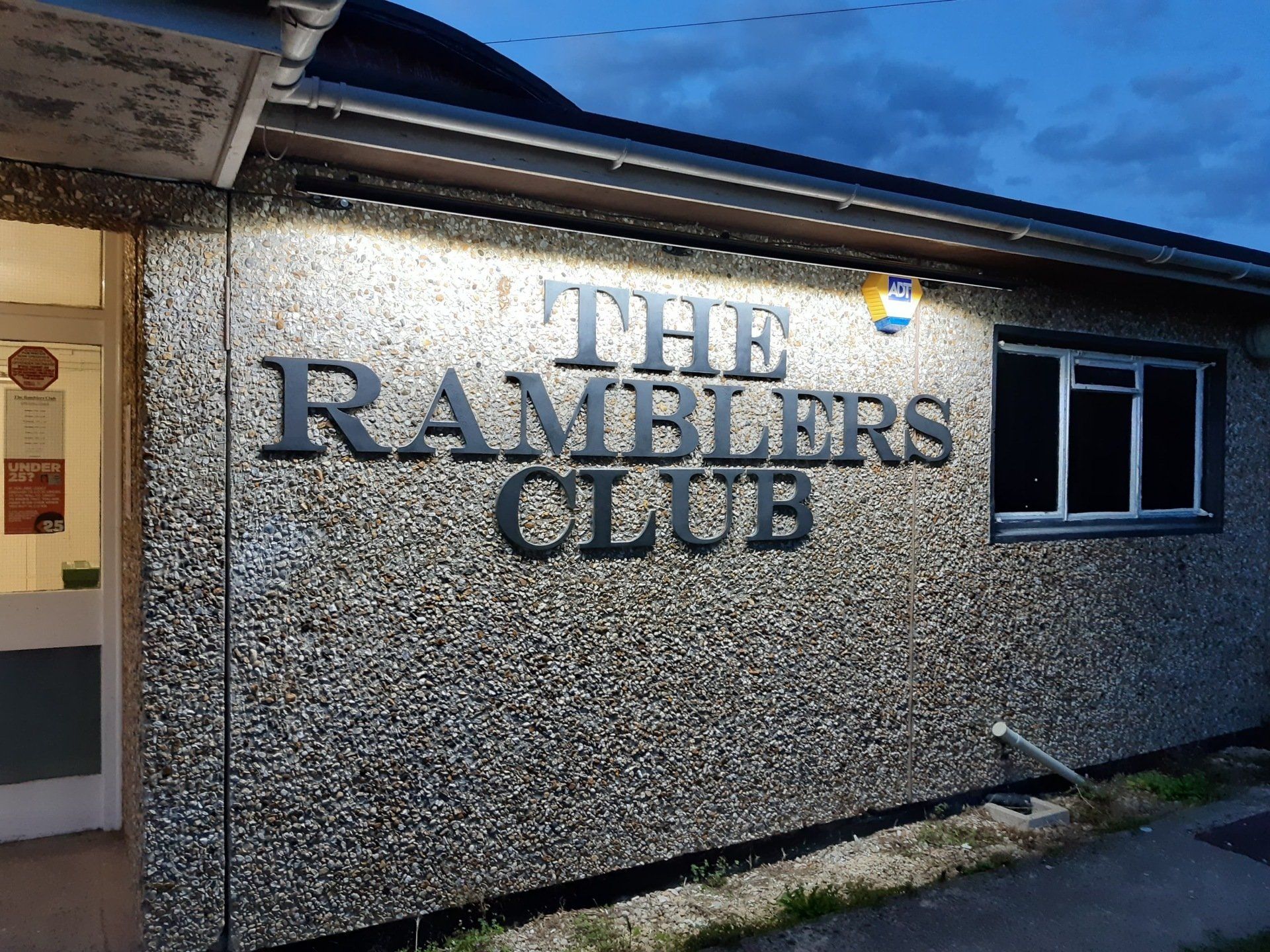 installation of bar and sign lighting