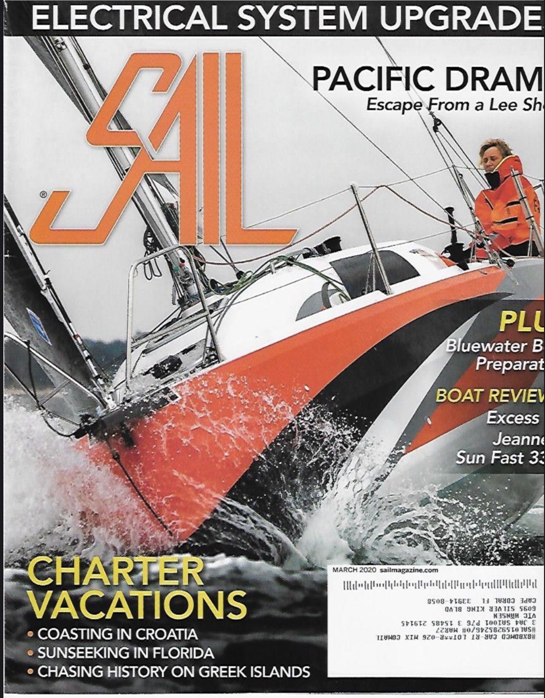 The cover of a magazine titled electrical system upgrade