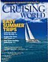 The cover of a cruise magazine with a sailboat on it.