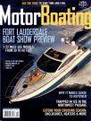 A boat is on the cover of a magazine.