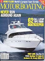 A boat is on the cover of a magazine.