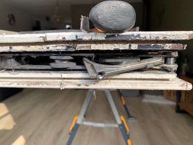 Houten schuifpui reparatie