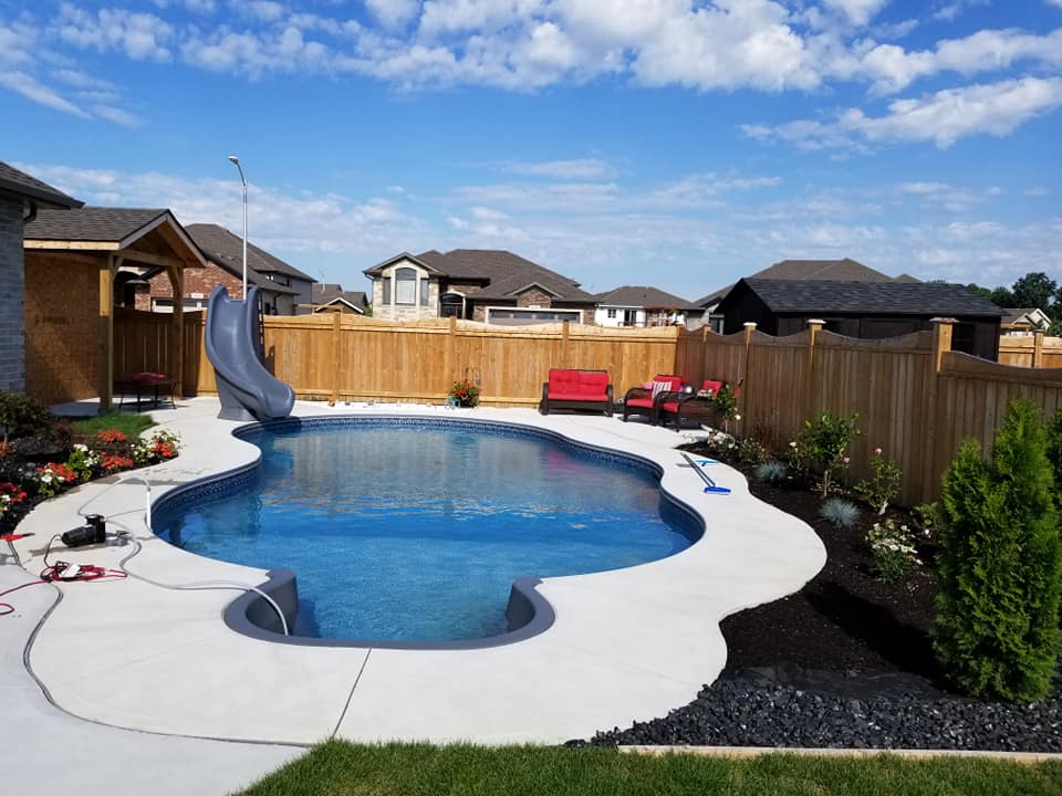 Backyard Pool Installation