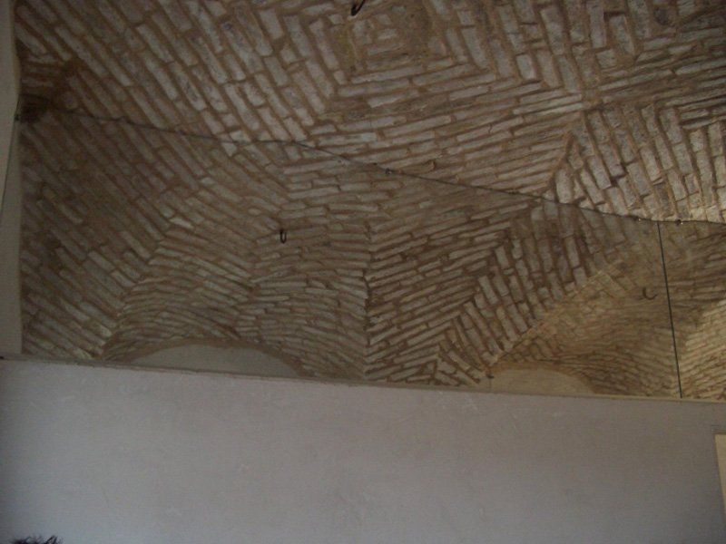 Infisso in vetro per soffitto