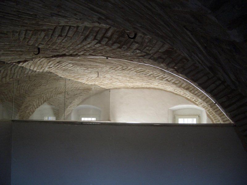 Infisso in vetro trasparente