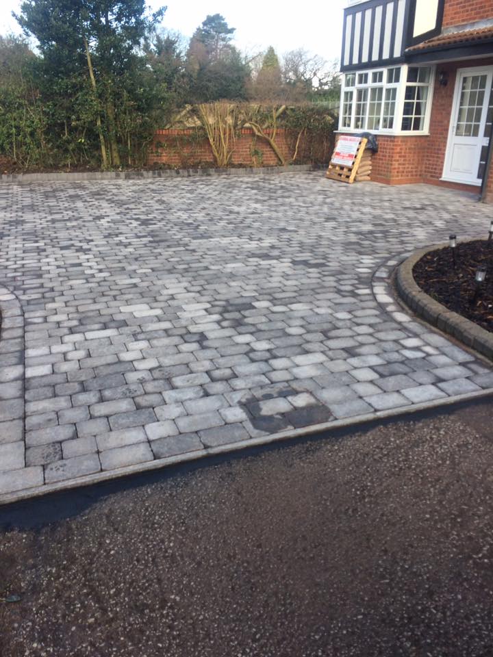 Driveway by block paving specialists GQ General Builders Wolverhampton