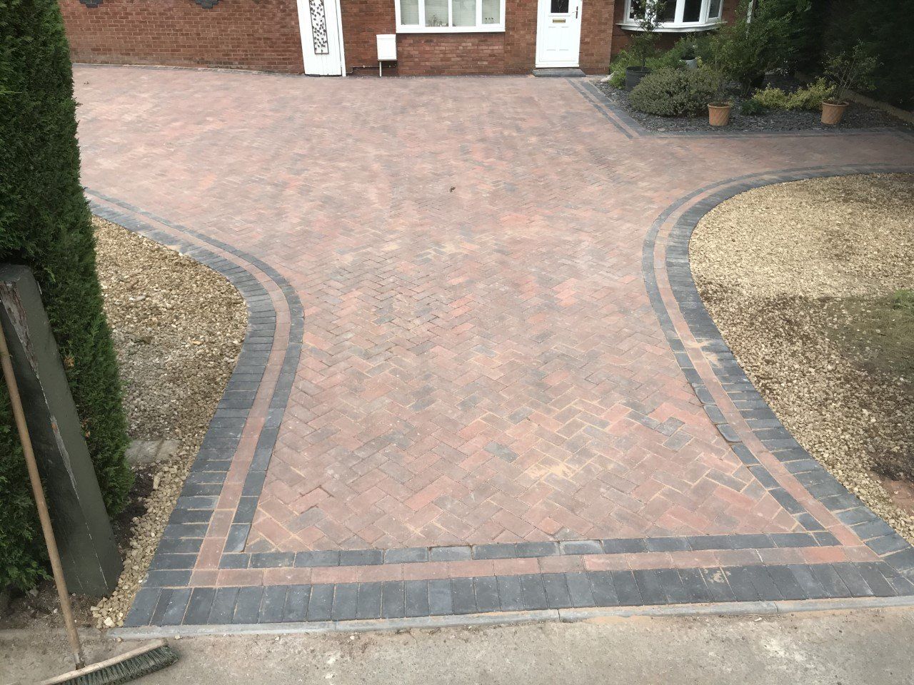 Driveway by block paving specialists GQ General Builders Wolverhampton