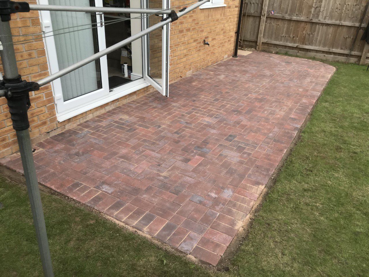 Patio by block paving specialists GQ General Builders Wolverhampton
