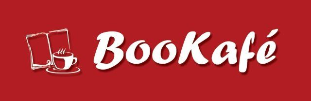 Um fundo vermelho com a palavra bookafe nele