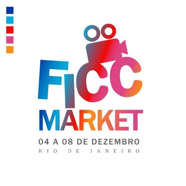 Um logotipo colorido para o mercado ficc no rio de janeiro