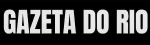 Um fundo preto com texto branco que diz gazeta do rio
