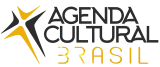 Um logotipo para a agenda cultural brasil com uma estrela no meio.