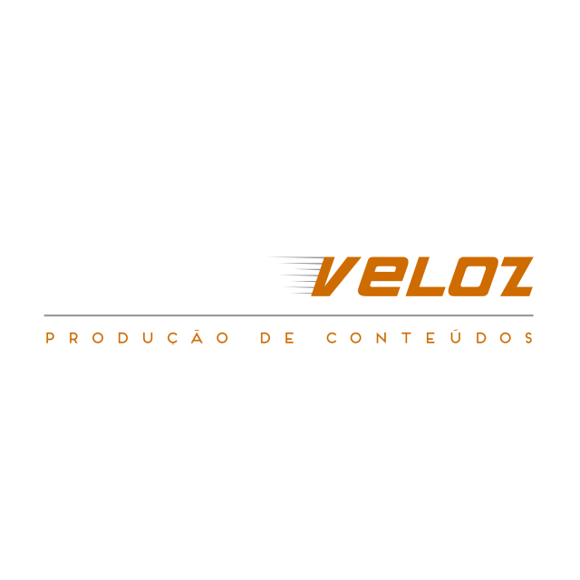 A logo for veloz producao de conteudo on a white background
