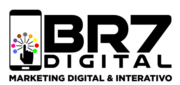 The logo for br7 digital marketing digital and interativo