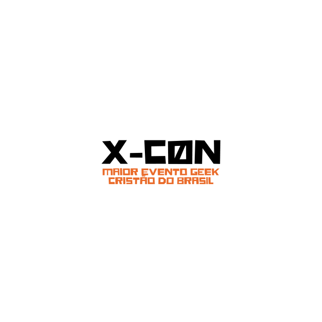 A logo for x-con maior evento geek cristao do brasil