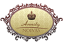 Um logotipo para uma empresa chamada annaly noivas com uma coroa.