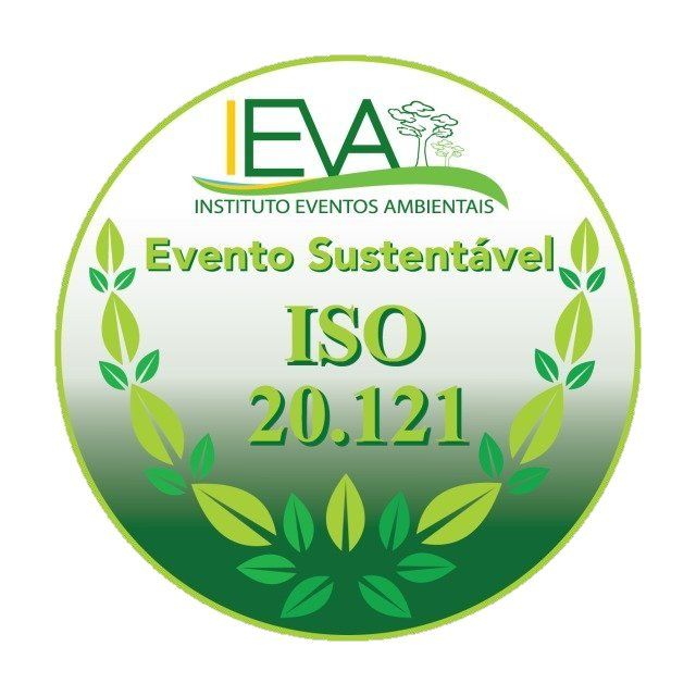A logo for instituto eventos ambientais iso 20.121
