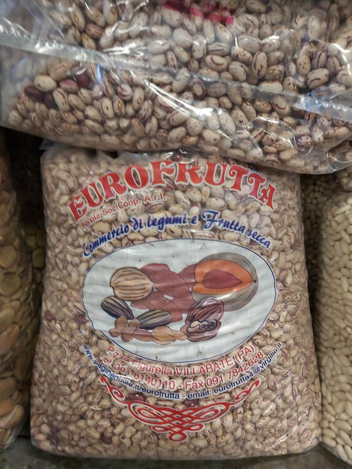 vendita di legumi