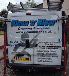Klean 'N' Klear Cleaning Services company van