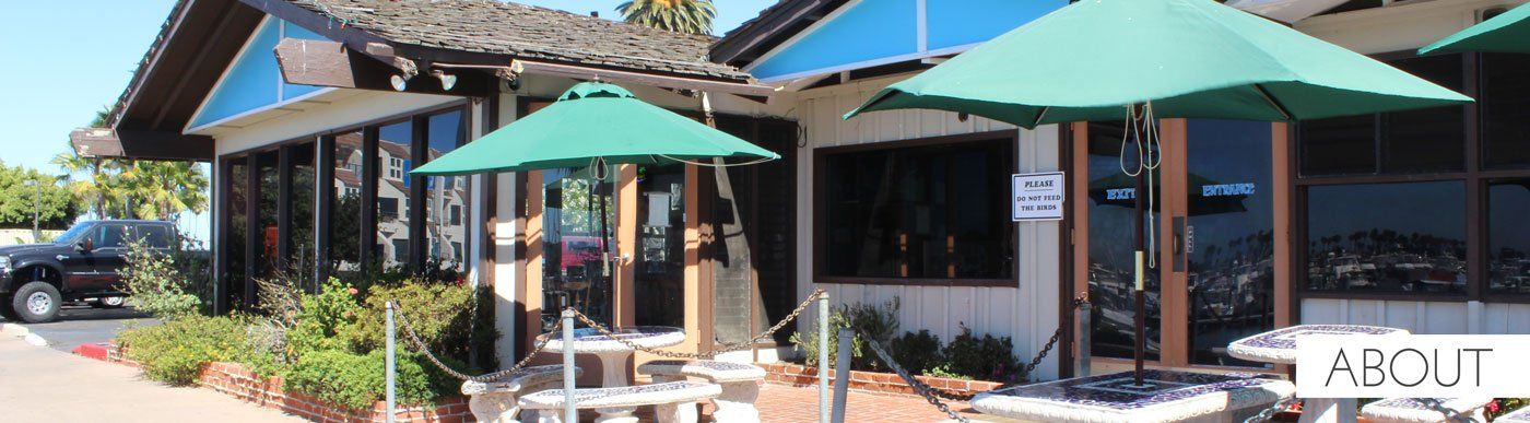 Fine Seafood Dining - Front view of a Seafood Restaurant in San Diego, CA