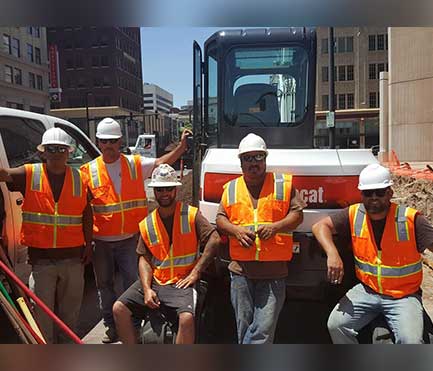 Company Staff — From left to right: Santos, José, Gabriel, and Tracy Company Staff — From left to right: Santos, José, Gabriel, and Tracy
