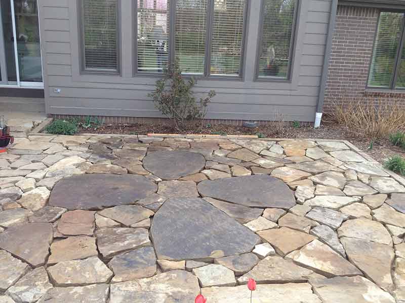 Patio in Back Yard — Patio in Wichita, Kansas