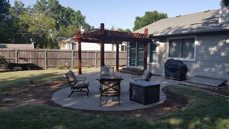 Patio and Pergola — Patio in Wichita, Kansas