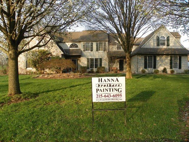 Exterior painting services by Hanna Brothers Painting in Ambler, PA