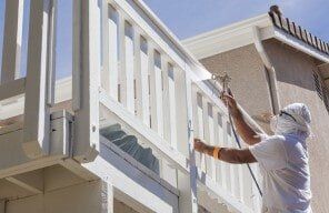 Deck being painted, Exterior Painters in Ambler, PA Deck being painted, Exterior Painters in Ambler, PA