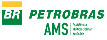 Logo of Petrobras AMS. Green and yellow colors. Text reads
