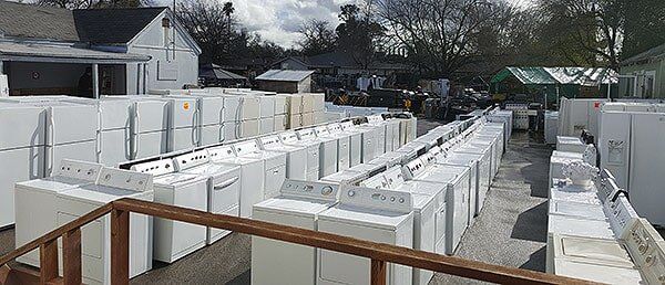 Dryers Displayed Outside — Appliance in Sacramento, CA