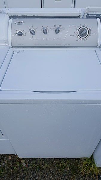 Dirty White Colored Washer — Appliance in Sacramento, CA